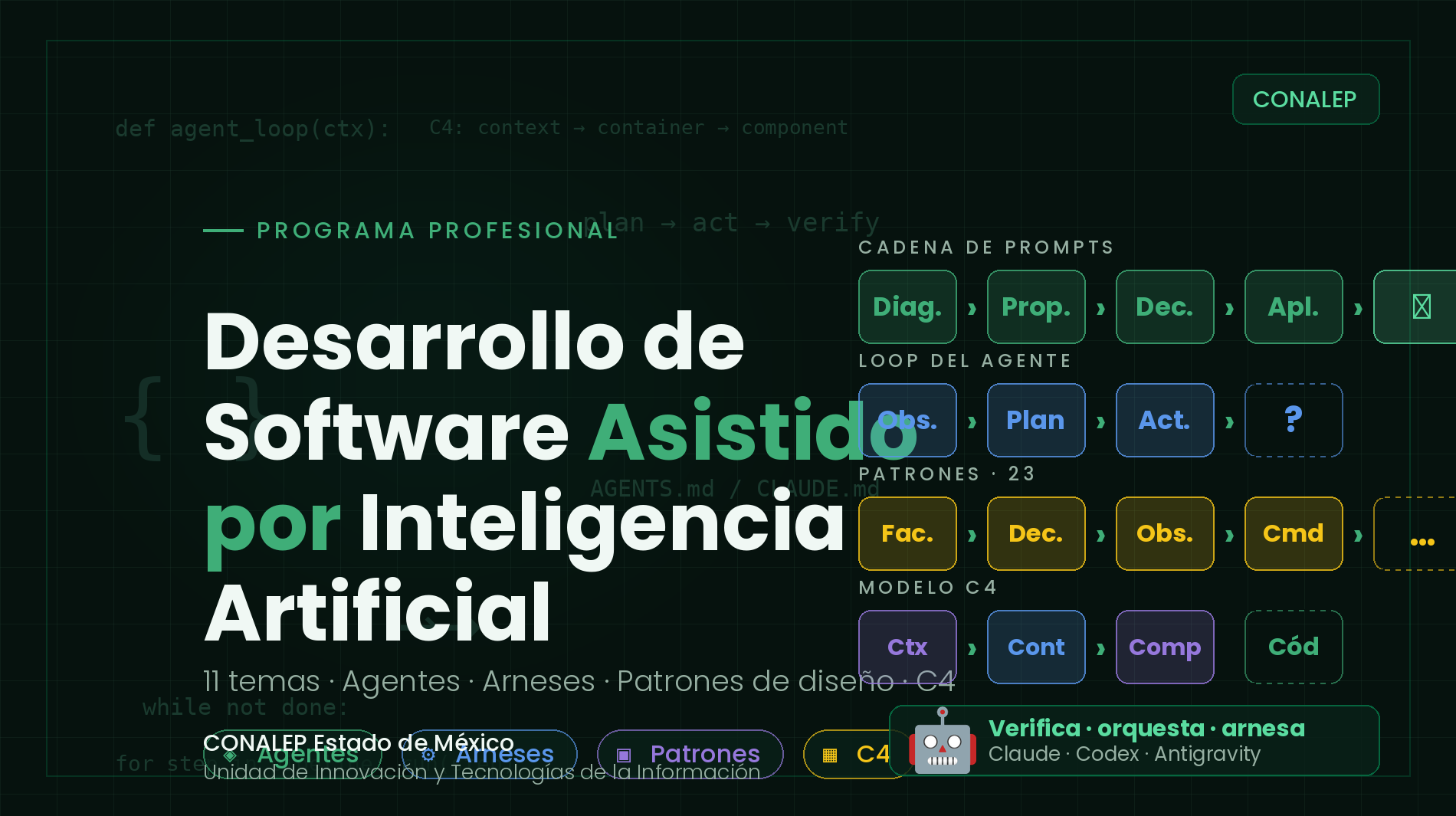 Curso de desarrollo de software asistido con IA